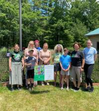 The pollinator garden was put together with the help of the Pike County 4-H, Pike County Conservation District, and Penn State Extension Master Gardeners of Pike County, as well as library staff.