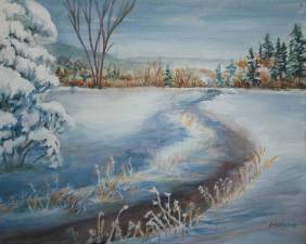 ”Snow Light,” by Roz Hodgkins.