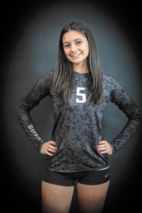 DV girls’ varsity volleyball team captain Isabella Bixby.