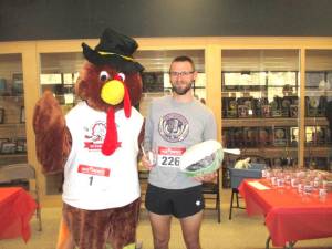 Jordan Snyder, 34, of Port Jervis was the first Overall Male with a time of 17:40.