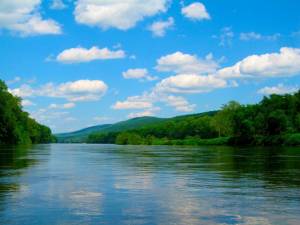 The Delaware River.