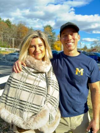 Lisa McAteer with Steven Rosado.