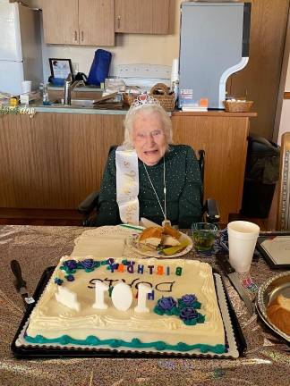 Doris Tordini turns 101.