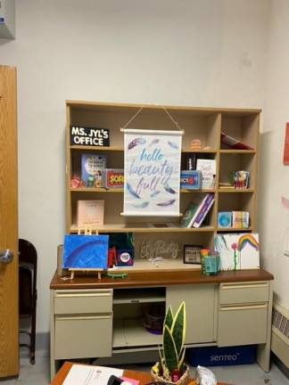 What a mental health clinic room looks like in an area school.