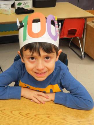 Nicholas DiLeo, a kindergartener in Amy Ardler's class.