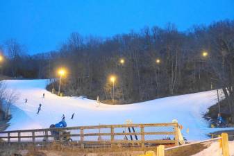 Downhill ski trail at Mountain Creek Resort in Vernon (File photo by Vera Olinski)