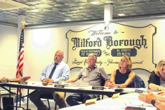 Members of Milford Borough hear from residents regarding recognizing June as Pride Month.