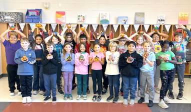 L-R Front Row: Wyatt Martine, Sebastian Kerkhoven, Juno Gara, Amelia Russo, Daphney Hernandez, Rudra Desai, Brody Schuller, and Vivian Glover. L-R Back Row:<b> </b>Jason Elvir Reyes, Amber Been-Rojas, Jordan Powers, Grace Flathmann, Elijah Rivera, Victor Ortega, Nathan Wieboldt, Abigail Fedder, Amy Ibanez, and Jaxson Sexton.