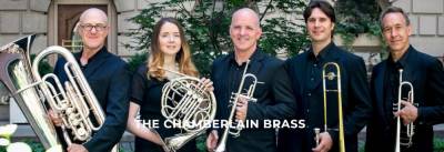 The Chamberlain Brass will perform “From Handel to Sousa” Sunday, August 11.