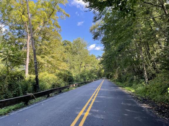 The northern portion just over the NY side of Dingmans Ferry Bridge will get a similar treatment.