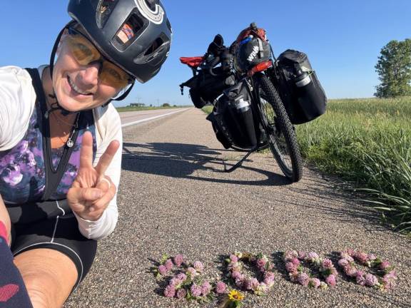 The 2,000 mile milestone in Valentine, Neb.