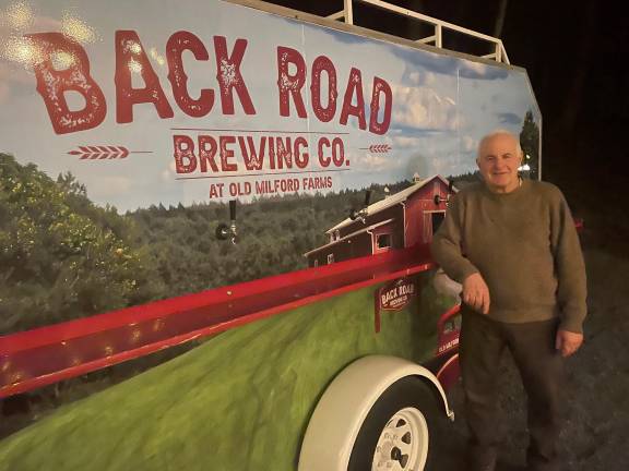 Pat Cordova, co-owner of Back Road Brewing Co.