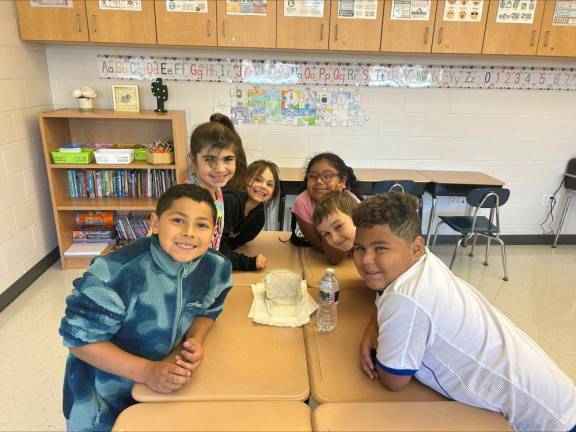 L-R: Victor Ortega, Grace Flathmann, Amelia Russo, Amy Ibanez, Sebastian Kerkhoven, and Jason Elvir-Reyes.