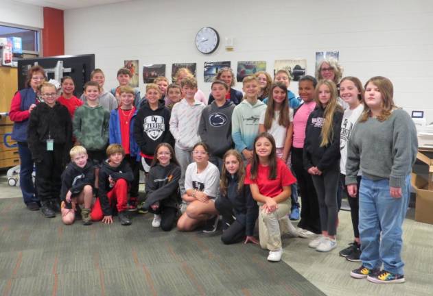 LR Back Row: Deb Arnita, Evoni Krasulski, “Stierle,” Logan Fischer, Logan Cuttler, Rachel Pflanz, Becca Tucker, Saarah Garrity, “Stierle,” and Diana Kudrich. L-R Middle Row: Mackenzie Flood, Richie Mai, Killian Nearing, Bryce Holtzer, Maverick Poveda, Hunter Conklin, Liam Olsommer, “Aubrey,” “Giuliano,” Lihanna Rewoldt, Morgan Babb, Lynnae Kresse, and Kelsie Johnson. L-R Front Row: Colt Allen, Russell Fowler, Sofia Bocaletti, Emma Hill, Mackenzie McAdam, and Aria Gonzalez. Not pictured: Peg Snure.