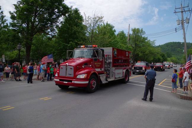 Picking up the rear of the parade was the Milford Fire Department and Emergency Medical Services.