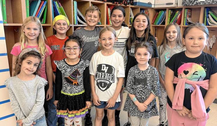 L-R Back Row: Teagon Kaiser, Kate Montgomery, Jackson Cabrera, Evoni Krasulski, Aria Gonzalez, and Kayleiana Mahoney. L-R Front Row: Mila Clarke, Summer Arias, Bailey Sweeney, Lane Harrington, and Ava Tavera. Not pictured: Heidi Mai, Jordyn McClelland, and Gianna Sposito.