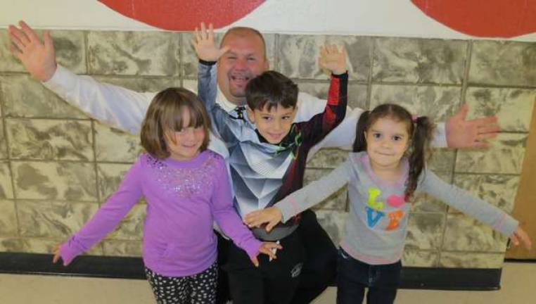 Pre K AM Students of the Month pictured: Avah Galimi, Cayden Dombrosky and Brianna Doran.