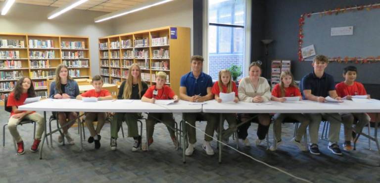 Angelina Knapp, Anna Vogel, Keston Monahan, Ava Krazewski, Bradley Gaa, Luke Peerboom, Lilianna Mang, Abby Chudoba, Maggie Collins, Peyton LaRocco and Eddy Arias.