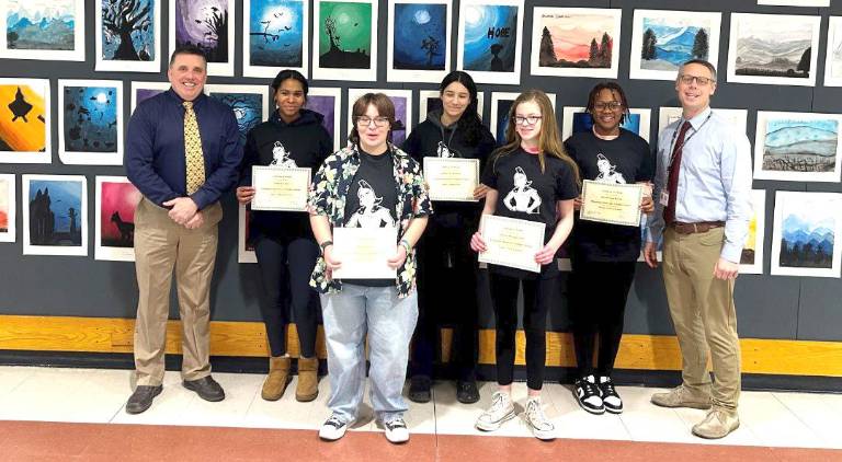 February’s Students of the Month for DDMS were Brook’lynn Davis, Aubrey Weingartner, Abigail Ahner, Tahira Trent, and Sophia Hernandez.