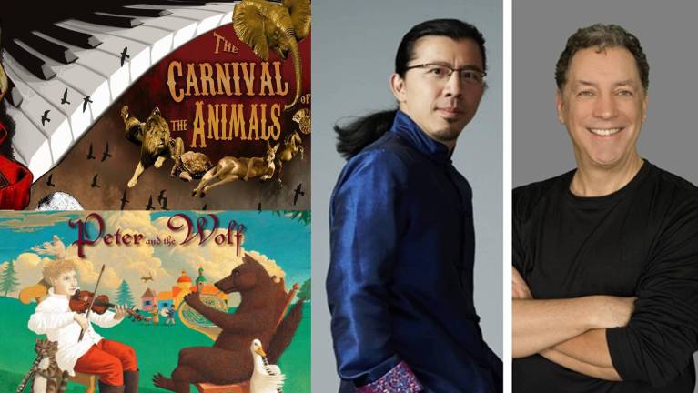 The performance will include renditions of “The Carnival of the Animals” and “Peter and the Wolf,” performed by Frederic Chiu and David Gonzalez.