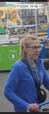 Police are seeking the identity of this woman for an alleged retail theft incident that reportedly took place May 17 at the Westfall Walmart.